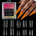 thumbnail image 1 of 10 in 1 Extension False Nails Snake Pattern Full Covers Fasle Nails Tips Clear Nails Forms, 1 of 8