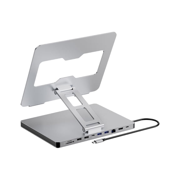 10 in 1 Laptop Docking Station and Adapter Base Notebook Stand 3 USB3.0 PD100W