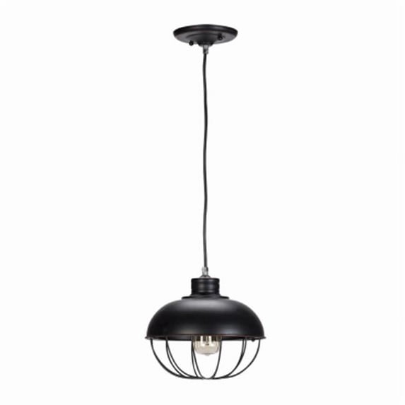 10 in. 1 Light Caged Pendant