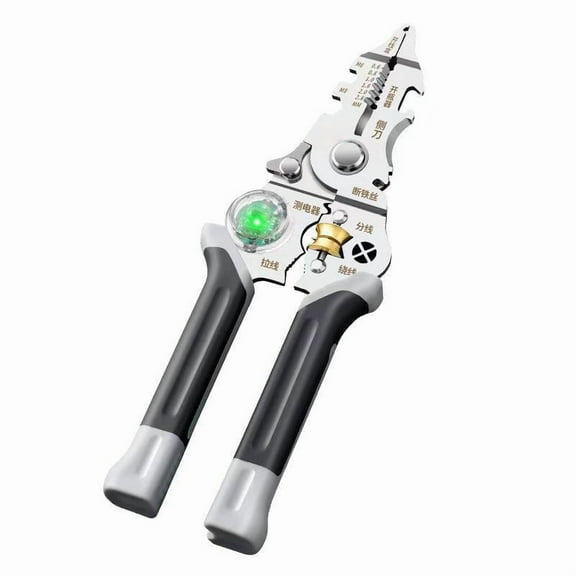 10-in-1 Multi-Functional Wire Stripper Scissors With Electrical Test