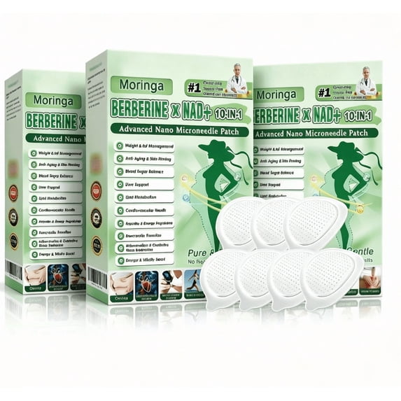 10-in-1 Nano Micro Skin Patch, 2026 New Natural Care for Women and Men, Ultra-Thin Invisible Design, Gentle for All Skin Types, 7 Patches/Box, Rejuvenating Skin Formula,3 Boxes