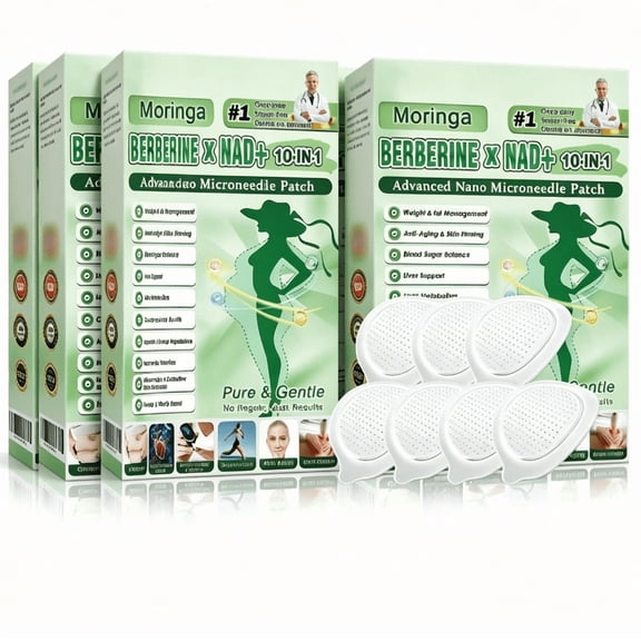10-in-1 Nano Micro Skin Patch, 2026 New Natural Care for Women and Men, Ultra-Thin Invisible Design, Gentle for All Skin Types, 7 Patches/Box, Rejuvenating Skin Formula,4 Boxes