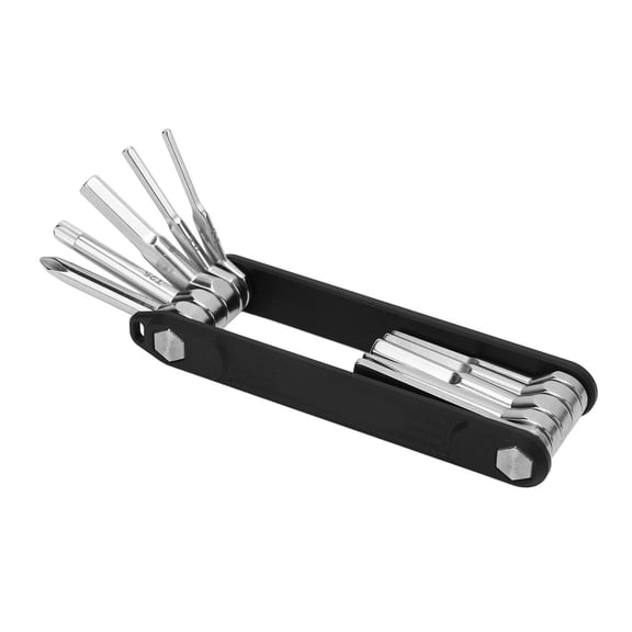 10-in-1 Portable Folding Hex Key Wrench Multitool Set with Durable Screwdriver for Outdoor Camping Photographic Equipment Camera Rig Adjustments and Pocket Repairs