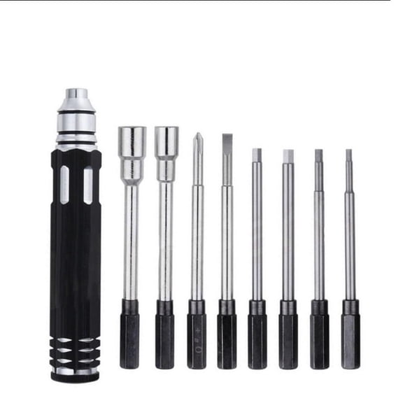 10-in-1 Repair Tools Kit Hex Screwdrivers Wrench Phillips Kit With Ergonomic Anti Slip Texture Handles Portable Hardware Tools For Cars Drone Helicopter