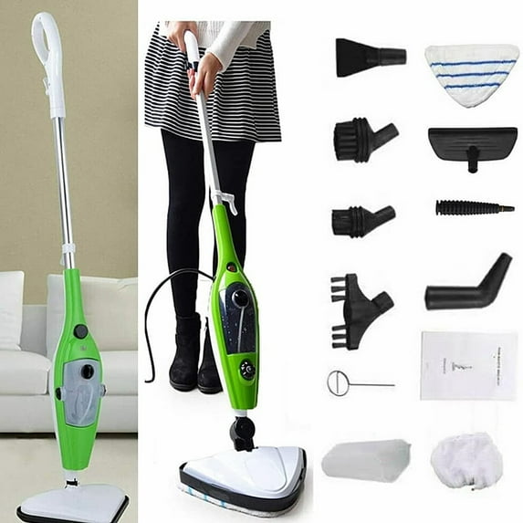 10-in-1 Steam Mop: Best for Hardwood Floors, Tiles, Carpet, and Window Cleaning