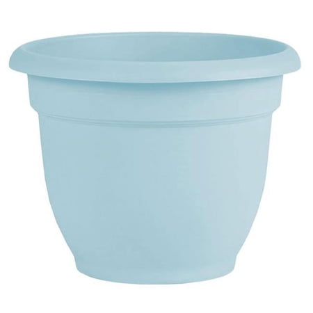 10 in. Ariana Self Watering Planter, Misty Blue