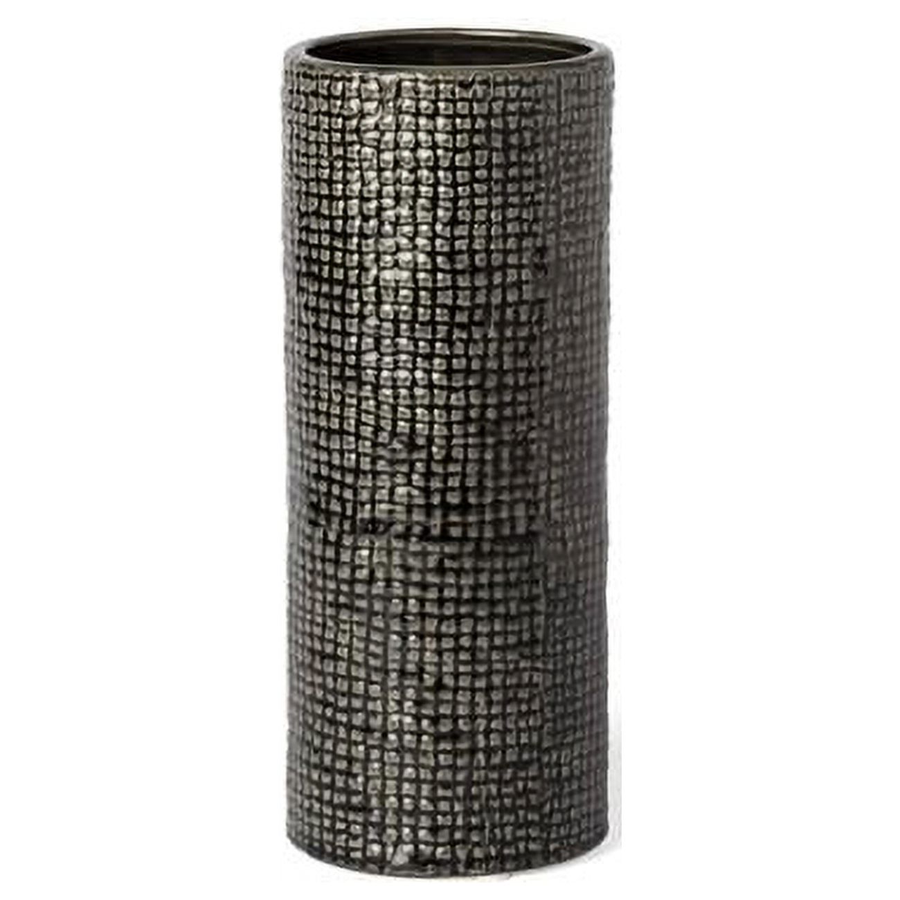 Violet Check Tall Vase main image 0