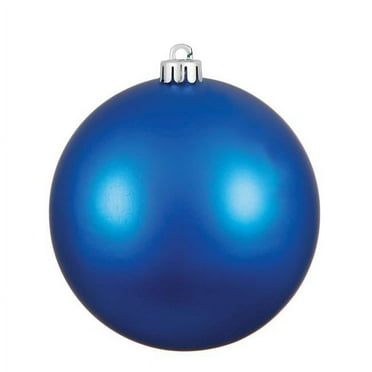 10 in. Blue Matte Ball Christmas Ornament