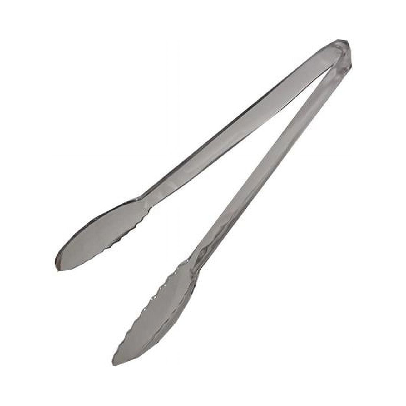 10 in. Clear SemiDisposable Tongs Pack of 72