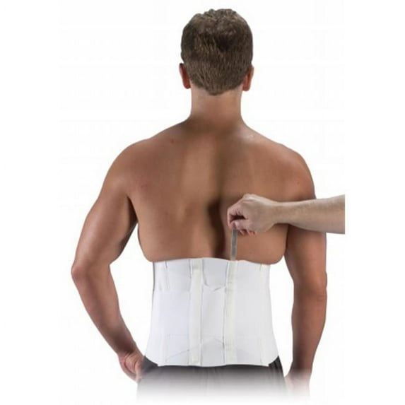10 in. Criss-Cross Support With Steels, White - Extra Small