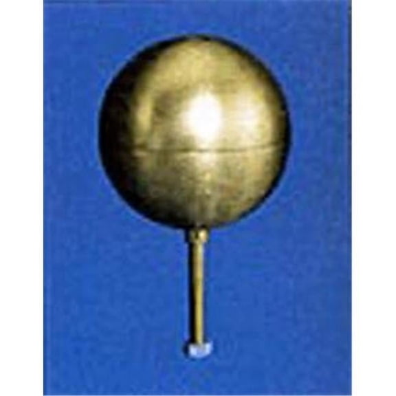 10 in. Gold Anodized Aluminum Ball