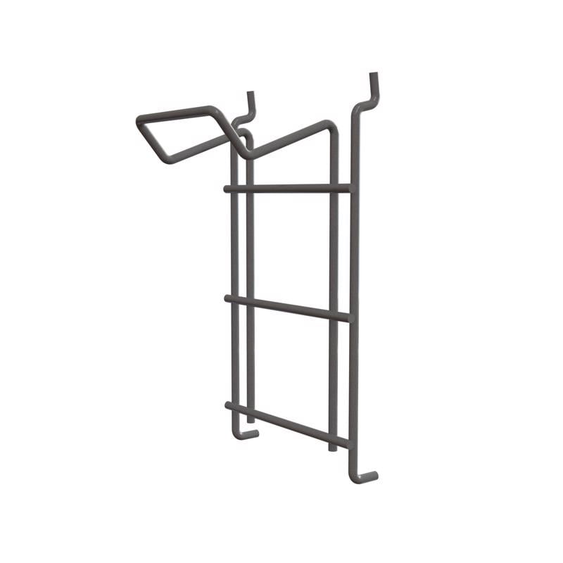 10 in. H X 5 in. W X 4 in. D Black Metal BACKPACK BLOWERL HOOK Pegboard ...