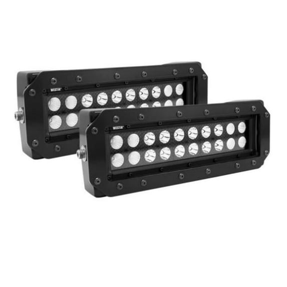 10 in. HDX Flush Mount Dual Row Combo Beam LED Light Bars