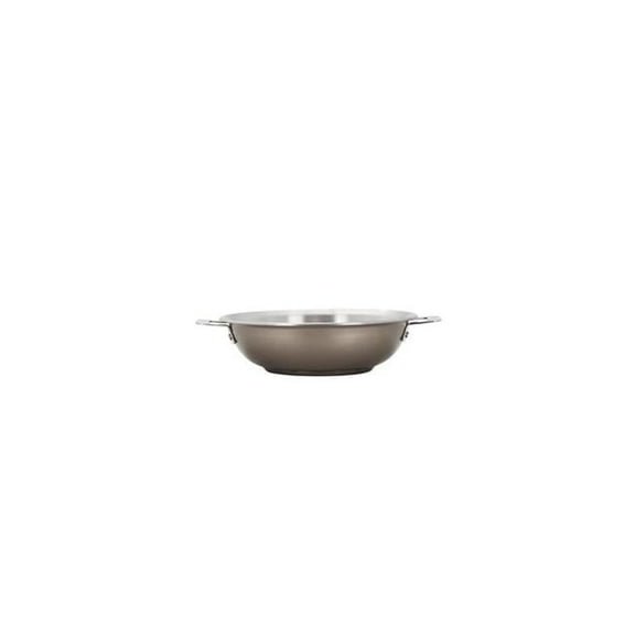 10 in. Hotstone Taupe Cucina Stir Fry Pan with 2 Side Handles - Induction Bottom