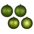 thumbnail image 1 of 10 in. Juniper 4 Finish Ball Ornament Assortmentt - Bag of 4, 1 of 1