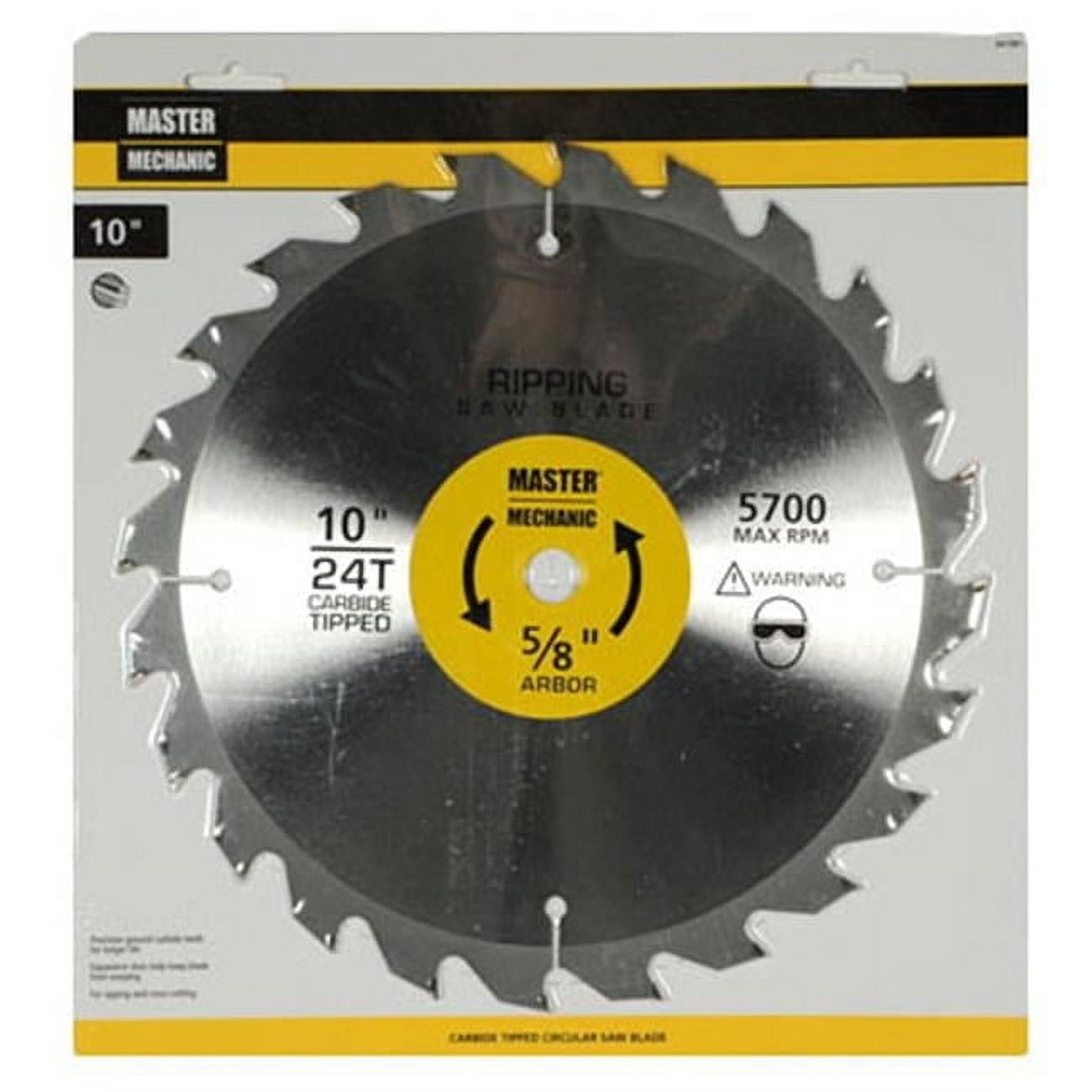 10 in. Master Mechanic Framing Combination & Rip Circular Saw Blade