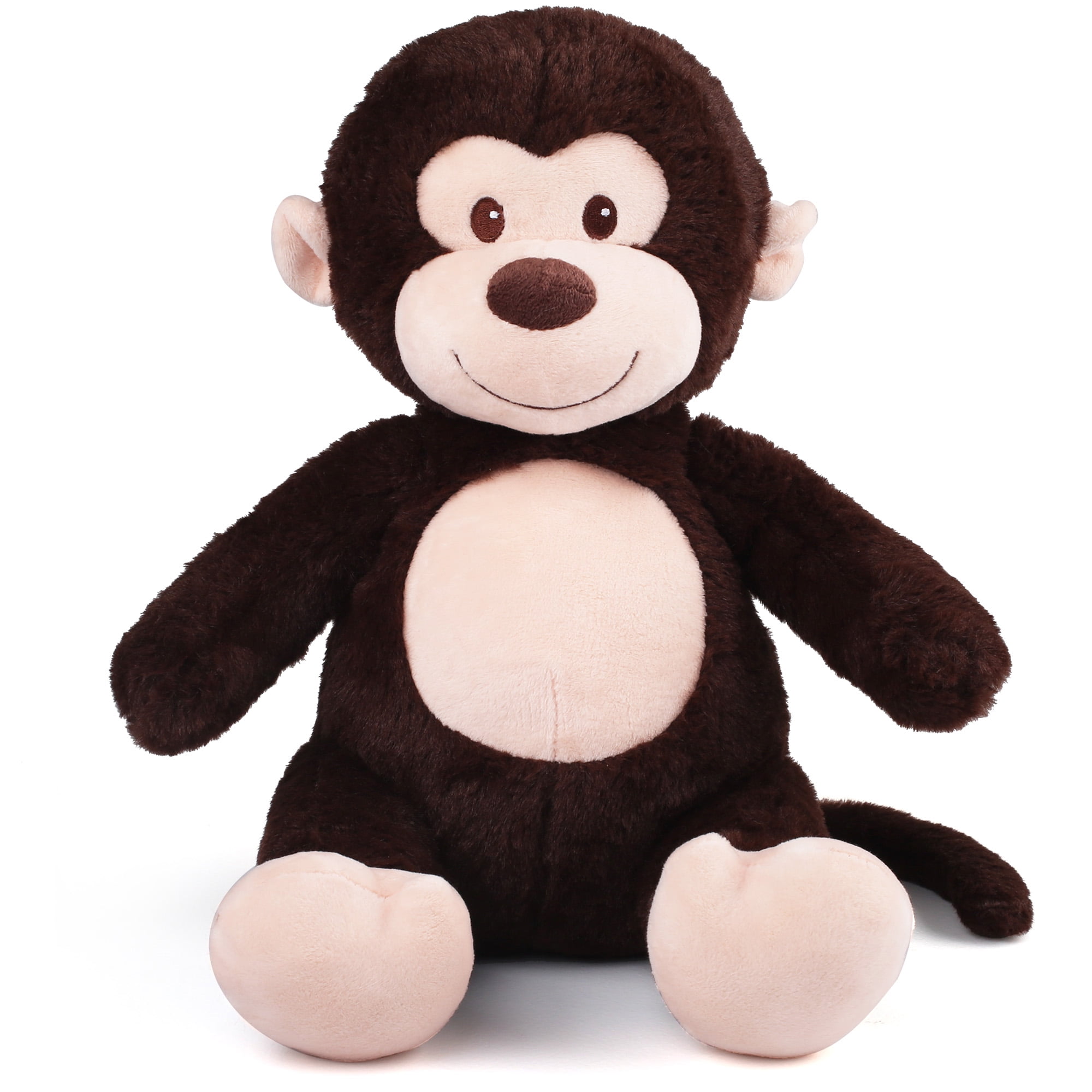 MorisMos Clearance Stuffed Animals Under 10 Dollars, 12 inch Plush Monkey  with Banana, Cheap Monkey Stuffed Animal, 2-in-1 Toy Set for Kids Christmas