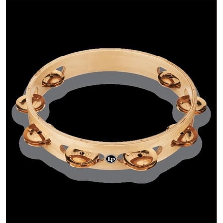 10 in. Pro Single Row Tambourine, Bronze