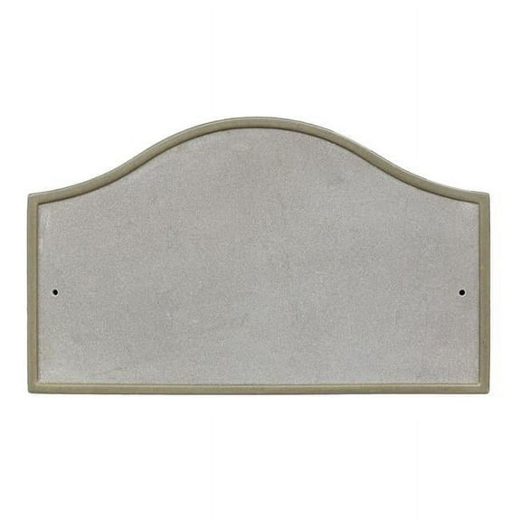 10 in. Ridgestone Serpentine Crushed Stone Do It Yourself Kit Address Plaque in Slate Color