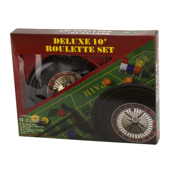 Plastic Roulette Recreational Activity Set with Accessorypiece