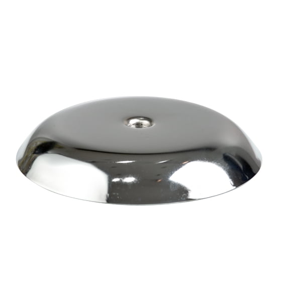 10 in. Round Chrome Display Base with 7/8 in. Threading (Pack of 6)