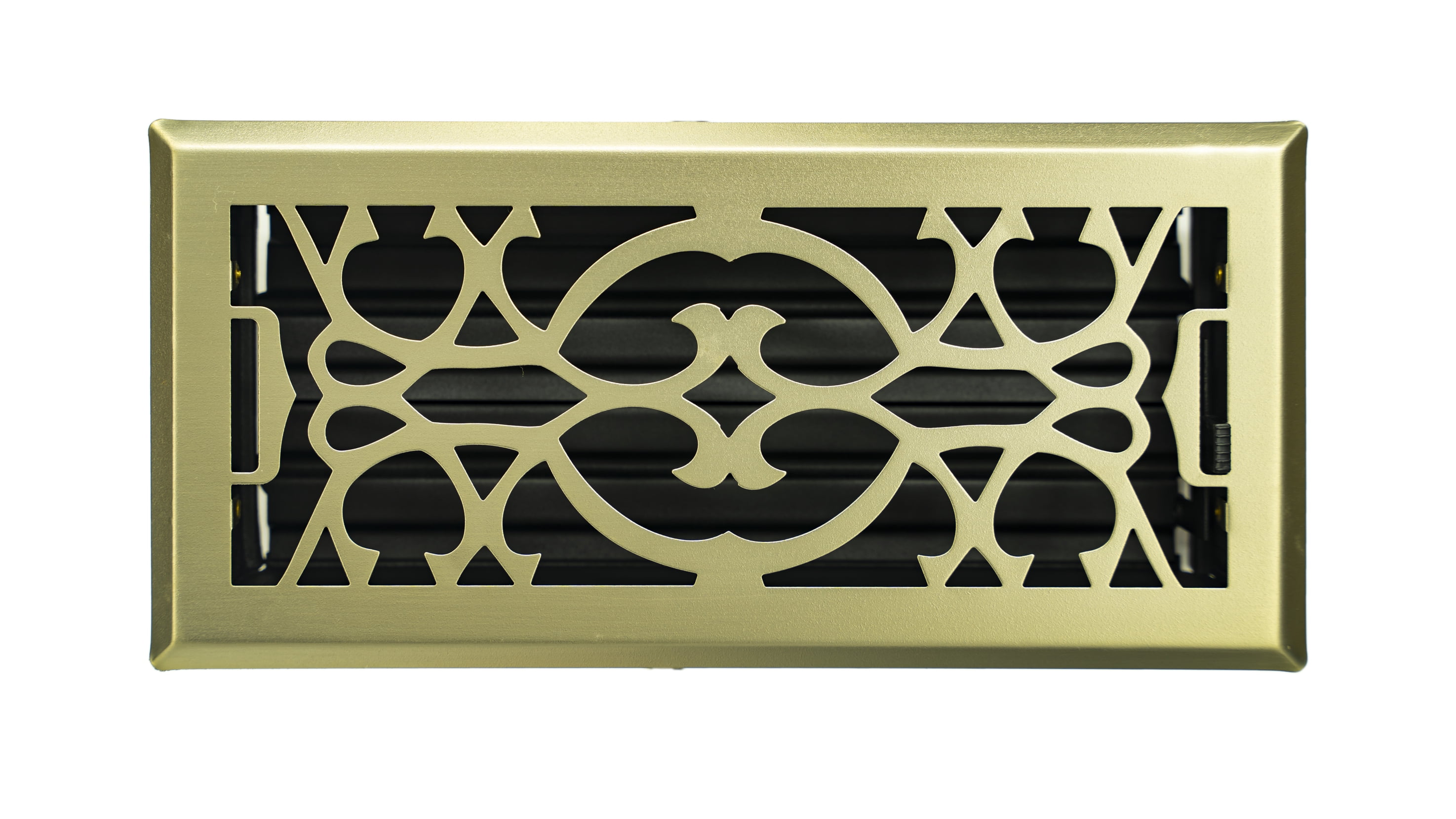 10 in. W x 4 in. H Floor Register in Classic Design and Oiled Bronze for Duct Opening