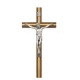 thumbnail image 1 of 10 in. Walnut Stain Wall Crucifix Boxed, 1 of 1