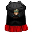 thumbnail image 1 of 10 in. Wild Child Embroidered Dog Dress, Black & Red - Small, 1 of 1