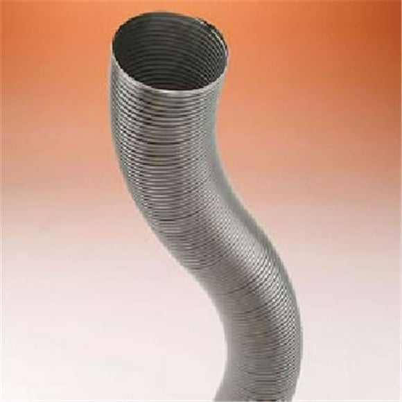 10 in. x 25 ft. RoundFlex 304-Alloy Pre-Cut Chimney Liner