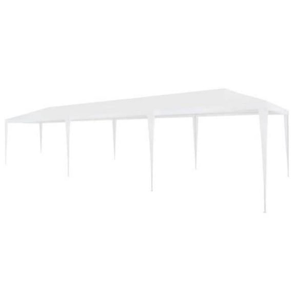 10 in. x 30 ft. Outdoor Gazebo Tent, White