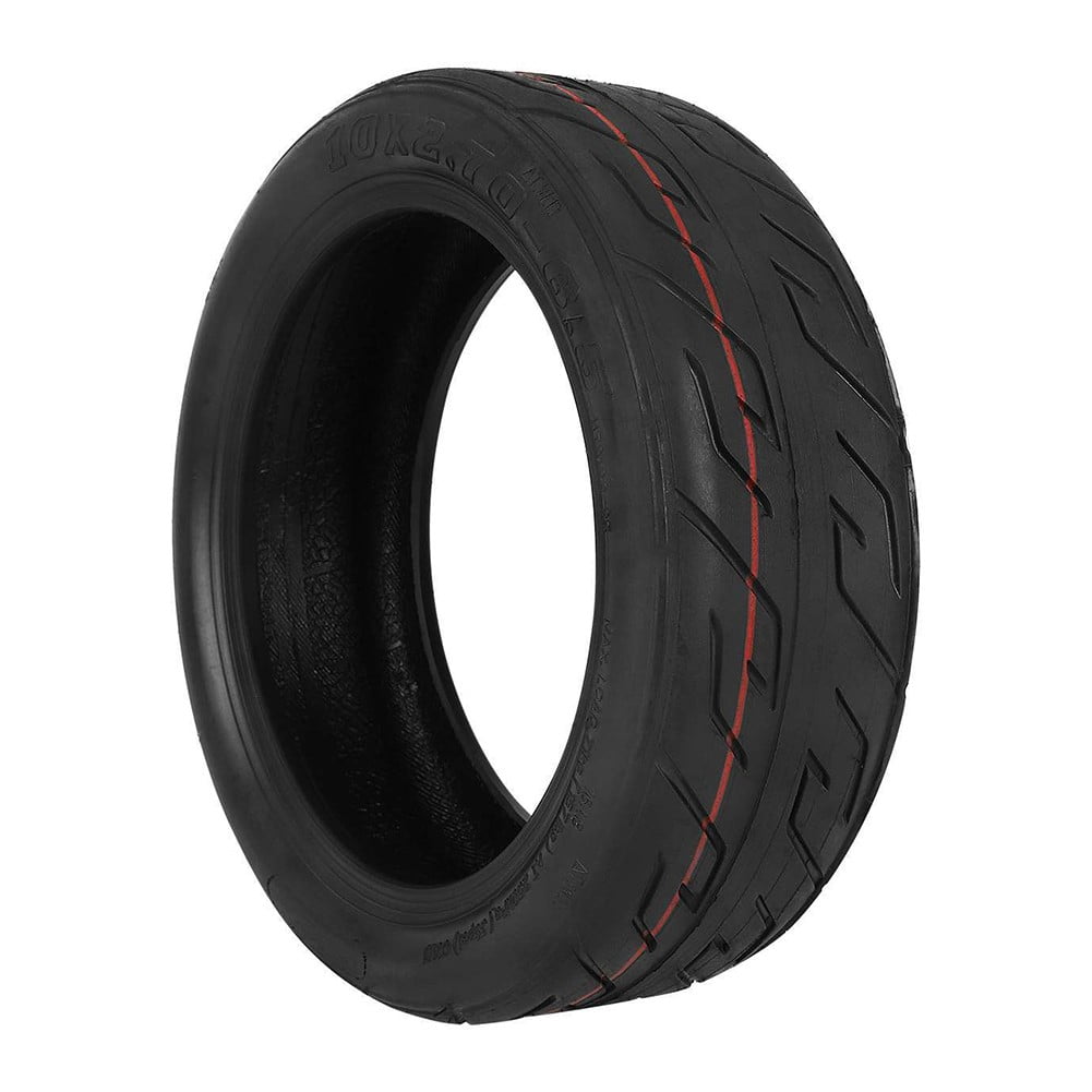 Huerous Pneu Complet 10x2.70-6.5 Caoutchouc Plein - Résistant à L'Usure Pour Scooter Électrique
