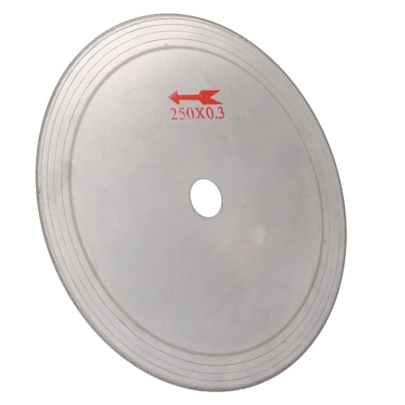 ILOVETOOL 10" inch 250mm Super-thin Diamond Lapidary Saw Blades Cutting Disc Rim 0.55mm 0.022" Arbor Hole 25.4mm 1" Cutting Tools for Jewelry Agate Jade Glass Gems Stone Marble Ceramic Tile