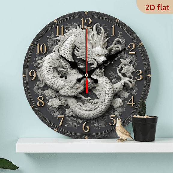 A 10-inch 2D flat "Seashell and Shell" themed wall clock, suitable for decoration in bedrooms, living rooms, and bathrooms. It is an ideal gift for Christmas and New Year.