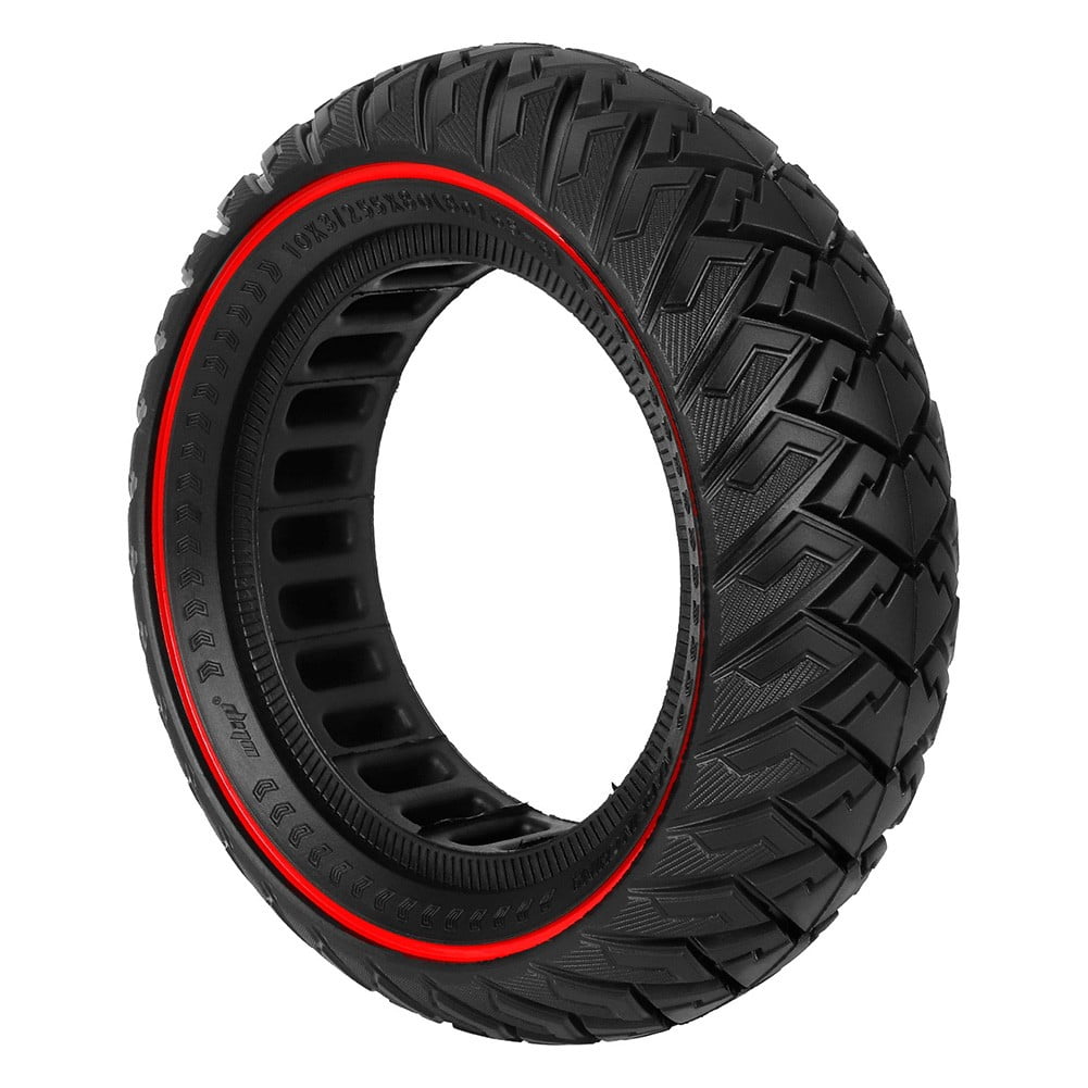 10 inch 80/65-6 Solid Tire 10x3.0 For Zero 10x Electric Scooter 255x80 ...