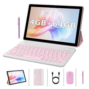 10 inch Android 11 Tablet, 4GB RAM+64GB ROM 512GB Expandable Tablets, 1.8GHz Quad Core Processor Tablet, 1280*800 IPS 10'' HD Touch Screen, 2+8MP Dual Camera, 6000mAh Battery, WiFi, GPS, BT Tablet PC