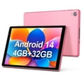 thumbnail image 1 of 10 inch Android 14 Tablet, 4GB RAM 32GB ROM, 1TB Expandable, Quad-core, WiFi, Dual Camera, 1 of 8