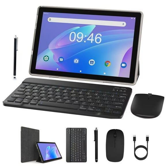 10 inch Android Tablet, 4GB RAM+64GB ROM 512GB Expandable Tablets, 1.8GHz Quad Core Processor Tablet, 1280*800 IPS 10'' HD Touch Screen, 2+8MP Dual Camera, 6000mAh Battery, WiFi, GPS, BT Tablet PC