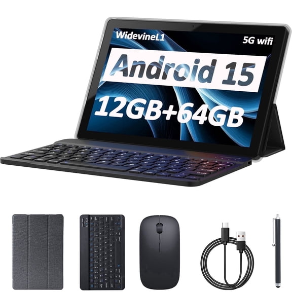 10 inch Android Tablet, 4GB RAM+64GB ROM 512GB Expandable Tablets, 1.8GHz Quad Core Processor Tablet, 1280*800 IPS 10'' HD Touch Screen, 2+8MP Dual Camera, 6000mAh Battery, WiFi, GPS, BT Tablet PC