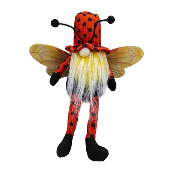 10 inch Bee Festival Sunflower Faceless Doll Gnomes Home Decor Plush Fabric Fall Harvest Farmhouse Tiered Tray Bumble Bee Swedish Tomte Ornaments Gift