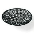 thumbnail image 1 of 10 inch Black Decorative Metal Round Platter by 90210 Kitchen and Bath, 1 of 4