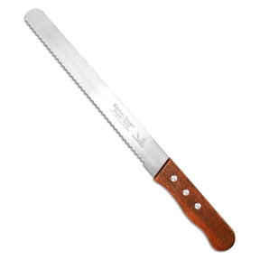 Cowin 10 inch Bread Knife Serrated Knife Sharp Wavy Edge Bread Cutter Stainless Steel for Slicing Homemade Bread Bagels Cake