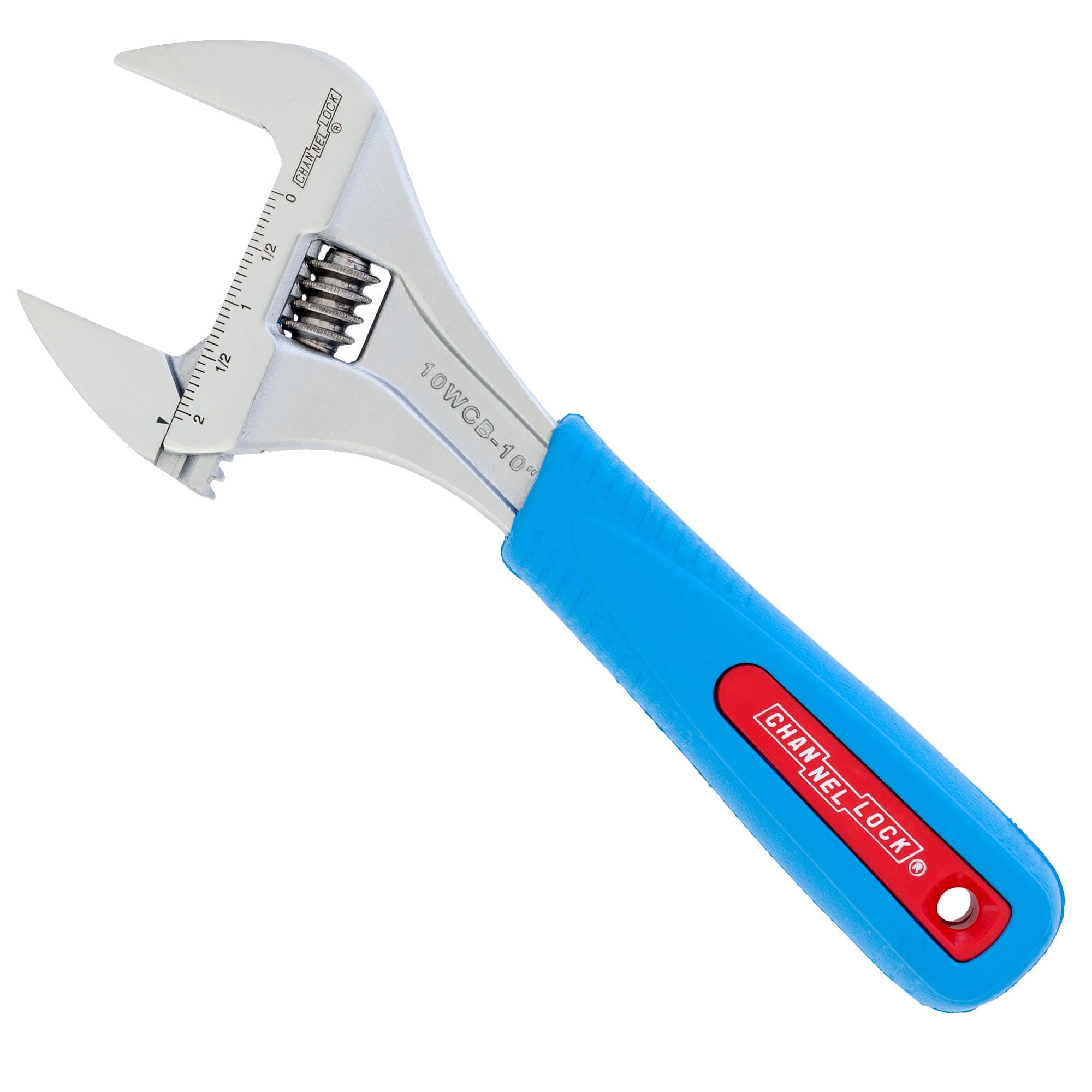 thelastwizardofthece CHANNELLOCK 10-inch CODE BLUE WideAzz Adjustable Wrench, Precise 2