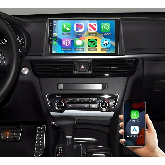 Gsuatey 10 inch Car Stereo with Carplay Android Auto for Kia Optima 2016-2018 Android 13.0 Touch Screen Car Radio w/WiFi GPS Navigation Bluetooth AHD Backup Camera Mic