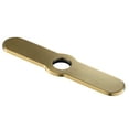thumbnail image 1 of 10-inch Deck Plate for Kitchen Faucet in Brushed Brass, 1 of 4