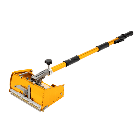 10 inch Drywall Mud Box with Extension Box Handle Flat Finishing Box Tool for Wall/Ceiling Scraping Putty