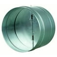 thumbnail image 1 of 10" inch Galvanized Steel Backdraft Damper with Rubber Gasket for Round Duct, 1 of 3