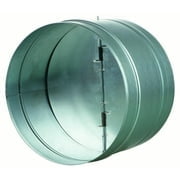 10" inch Galvanized Steel Backdraft Damper with Rubber Gasket for Round Duct