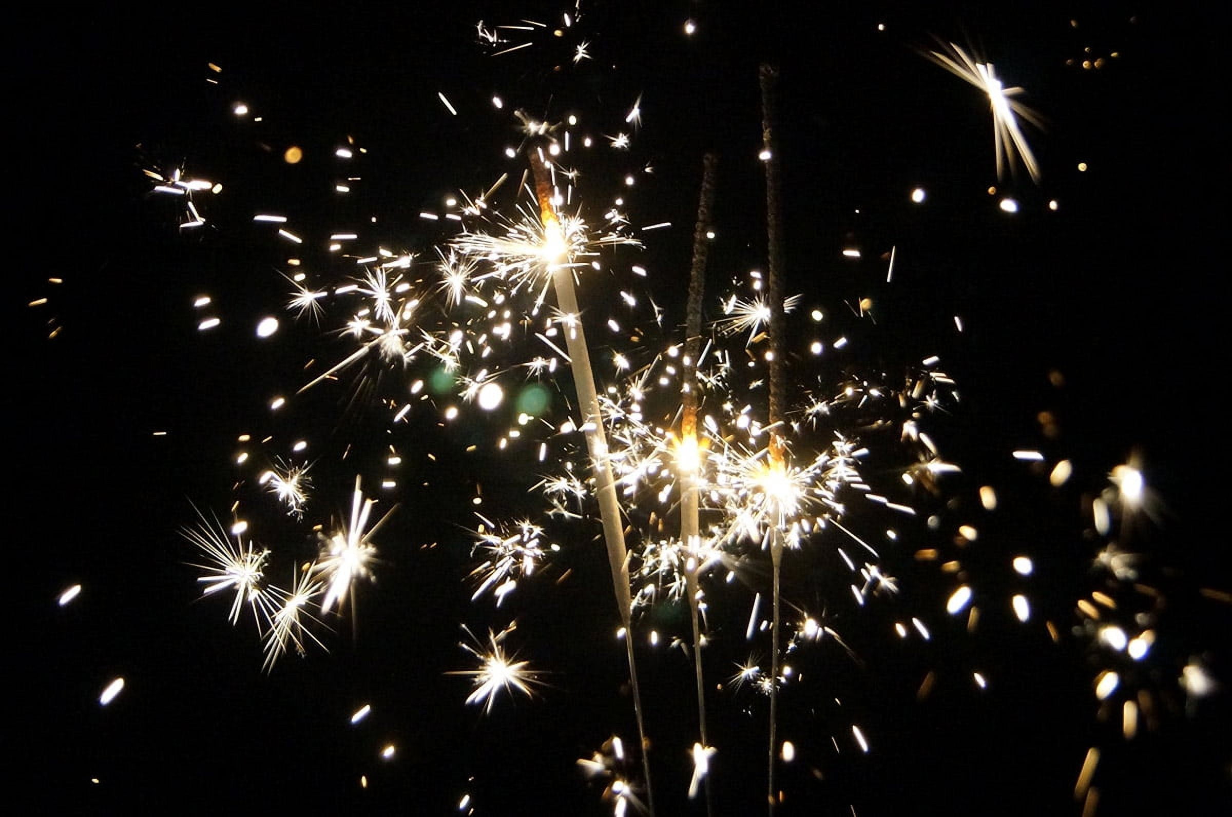 10 inch Gold Sparklers Bulk-96 Piece for Fourth of July, New