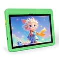 thumbnail image 1 of 10 inch Kids Tablet, Android 16 Tablet for Kid, 5-Core Processor, 24GB RAM, 128GB ROM Toddler Children,Tablets with Case, Parental Control, 5000mAh, WiFi, BT5.0, Dual Camera,Green, 1 of 7
