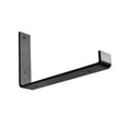 thumbnail image 1 of 10-inch L Shape Steel Shelf Bracket, Black, Mounting Hardware Included, 88 lb Capacity, 1 of 7